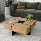 Coffee Table With 4 Storage Compartments