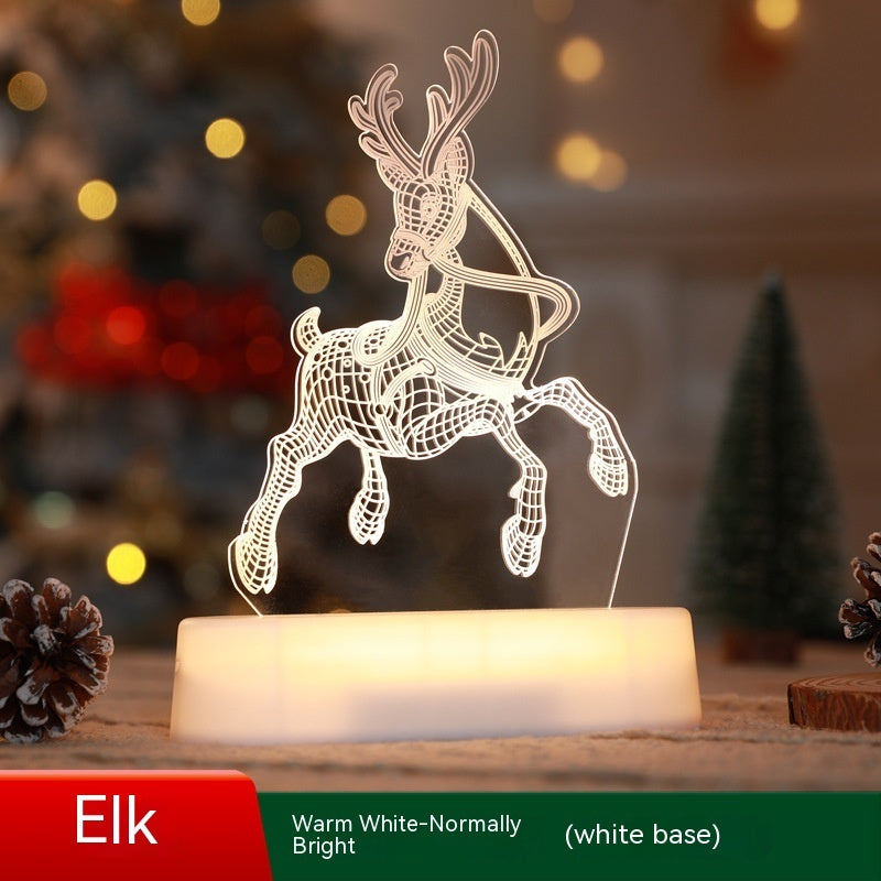 Christmas Decoration 3D Lamp Acrylic LED