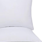 Set of Two Microfiber Down Alternative Medium Hypoallergenic European Size Bed Pillows