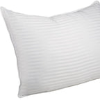 Set of Two Microfiber Down Alternative Medium Standard Size Bed Pillows