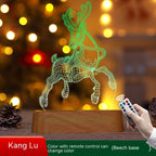 Christmas Decoration 3D Lamp Acrylic LED