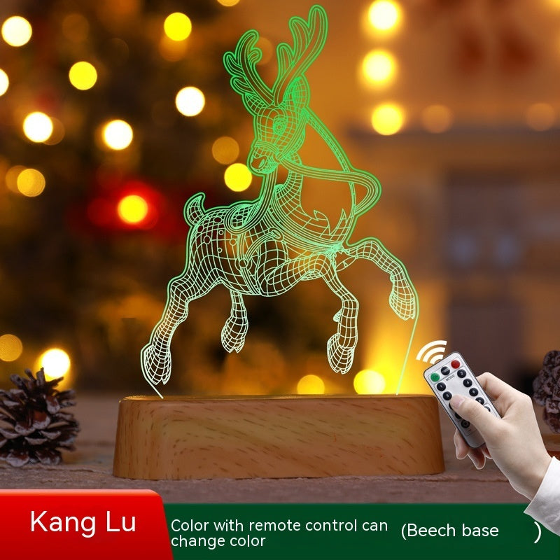 Christmas Decoration 3D Lamp Acrylic LED