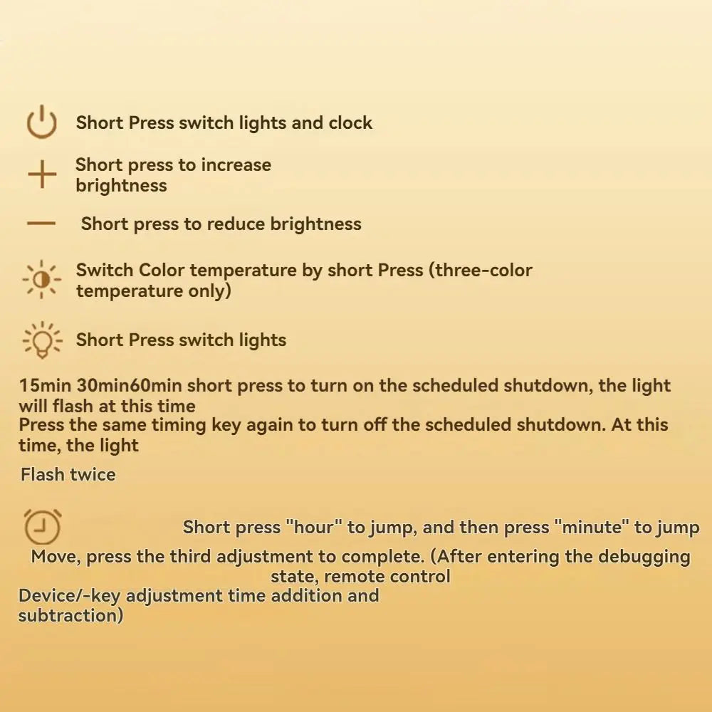 Color Night - Light Digital Clock