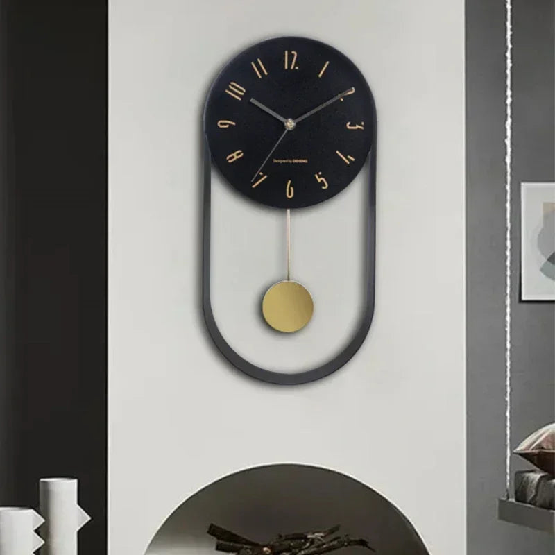 Modern Single Penduluming Wall Clock