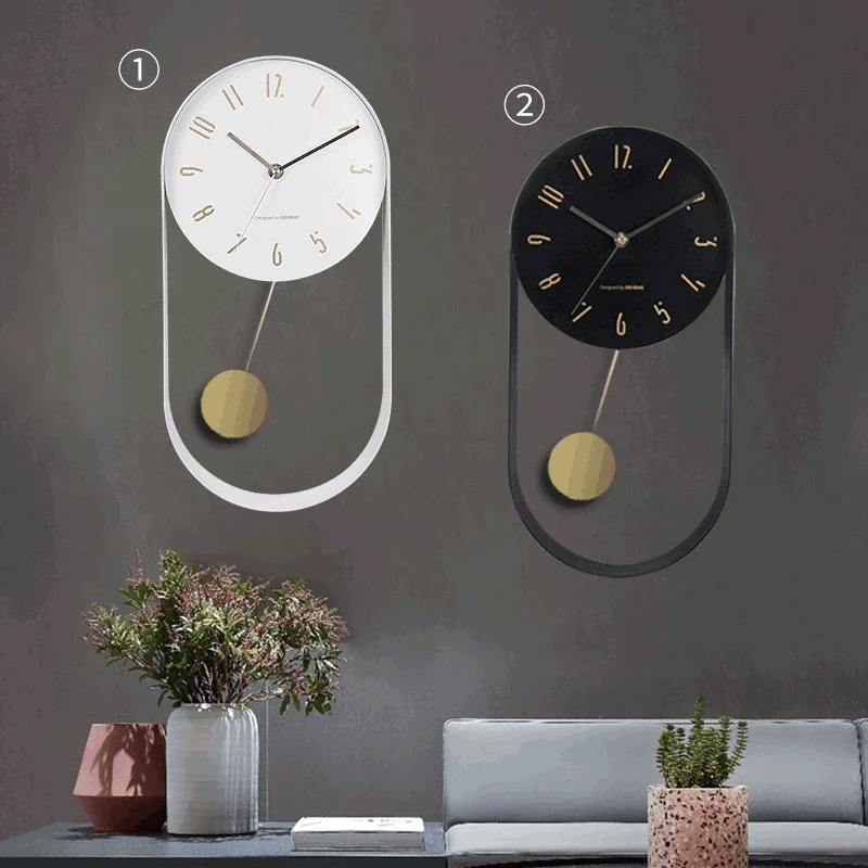 Modern Single Penduluming Wall Clock