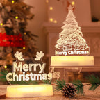 Christmas Decoration 3D Lamp Acrylic LED
